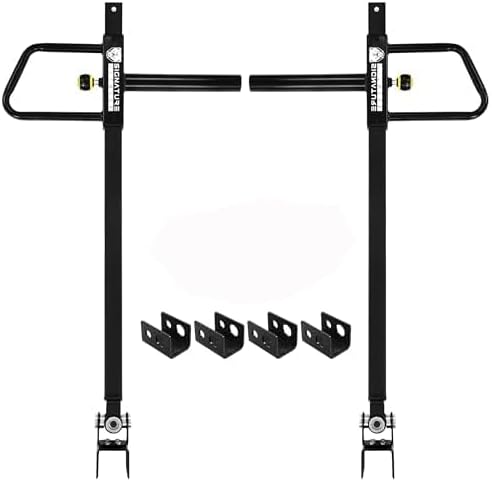 Fitvids Power Cage Squat Rack Accessories Multiple Sizes, Upgraded Adjustable Jammer Arms, Lever Arms,Spotter arms,Squat Belt and Various Other Accessories