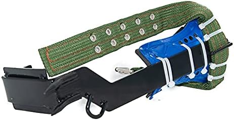 Litong 2 Pack Tree Climbing Gears, Adjustable Stainless Steel Spikes with Harness Belt, Non-Slip Pedal for Picking Fruit, Outdoor Sports (Unisex)