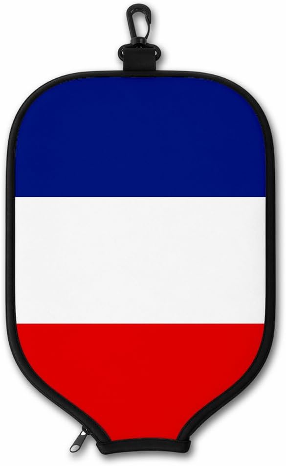 ExpressItBest Pickleball Paddle Cover, Neoprene Paddle Protector with Zipper and Snap Hook, Fits Most Standard Pickleball Paddles