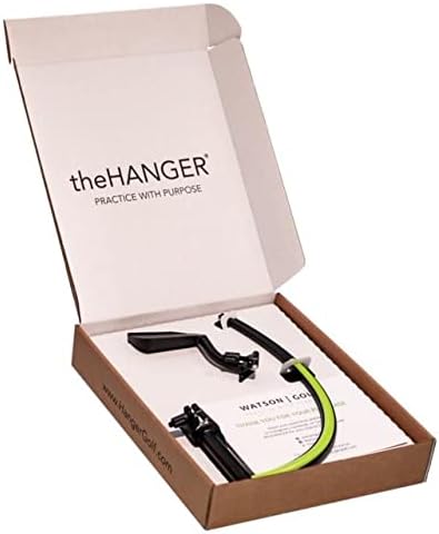 WATSON | GOLF theHANGER™ Official Golf Training Aid, Golf Swing Aid Helps Golfers Achieve Clubface Control to Eliminate Hooks and Slices (Made in the USA)