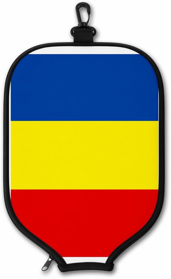ExpressItBest Pickleball Paddle Cover, Neoprene Paddle Protector with Zipper and Snap Hook, Fits Most Standard Pickleball Paddles