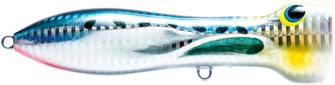 Nomad Design Chug Norris 6” (150mm) Topwater Floating Popper Fishing Lure with BKK Hooks & Durable Diamond Armour, for Bluefin & Yellowfin Tuna, Cubera Snapper, & Roosterfish