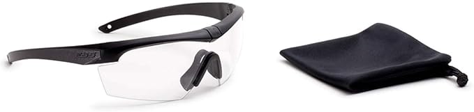 Ess Clear Safety Glasses, Anti-Fog, Scratch-Resistant, Wraparound