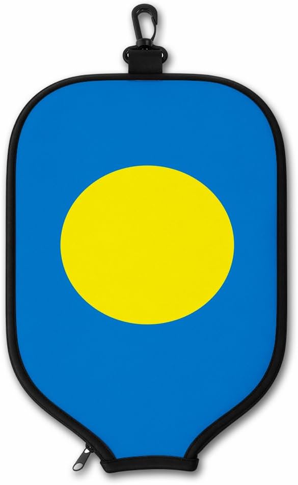 ExpressItBest Pickleball Paddle Cover, Neoprene Paddle Protector with Zipper and Snap Hook, Fits Most Standard Pickleball Paddles