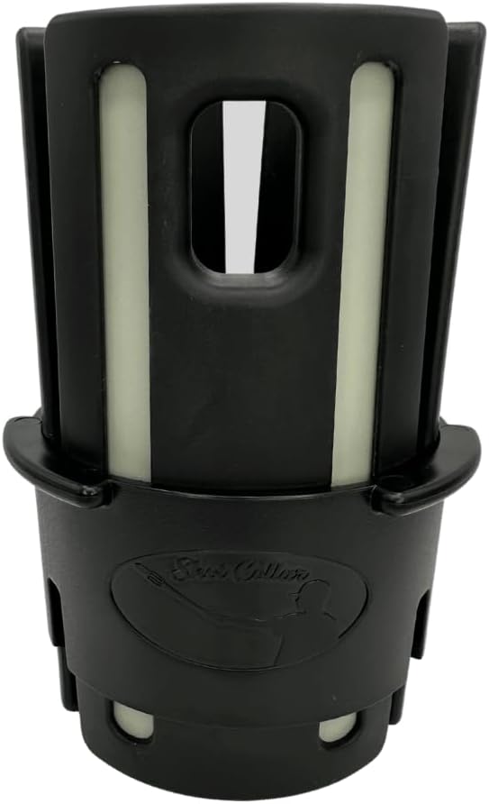 Bat Weight 16 to 24 oz | Easy On/Easy Off (Twist or Tap Off) Baseball Bat Weight | Customize Colors to Match Equipment or Team (16, 20, 24 Ounces) – Black