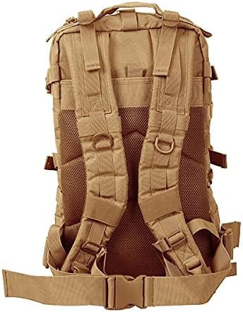 Seibertron Waterproof Large Capacity Molle Motorcycle Helmet Holder/Cycling Helmet Storage/Hiking Helmetcatch Bag/Backpack Also Fit Basketball Football Soccer Backpack Khaki