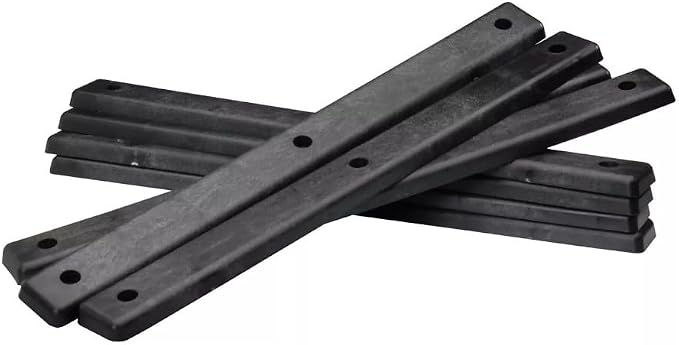 Tie Down - Boat Trailer Bunk Slicks - Bunk Boards - Pack of 8 PVC Bunk Slicks for Boat Trailer - 1-3/4 in.x 17 in.