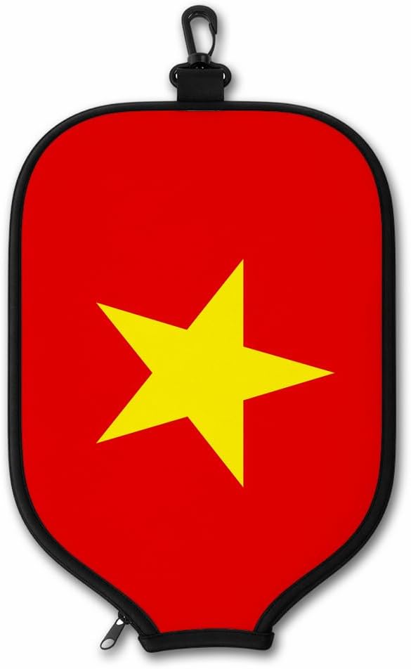 ExpressItBest Pickleball Paddle Cover, Neoprene Paddle Protector with Zipper and Snap Hook, Fits Most Standard Pickleball Paddles