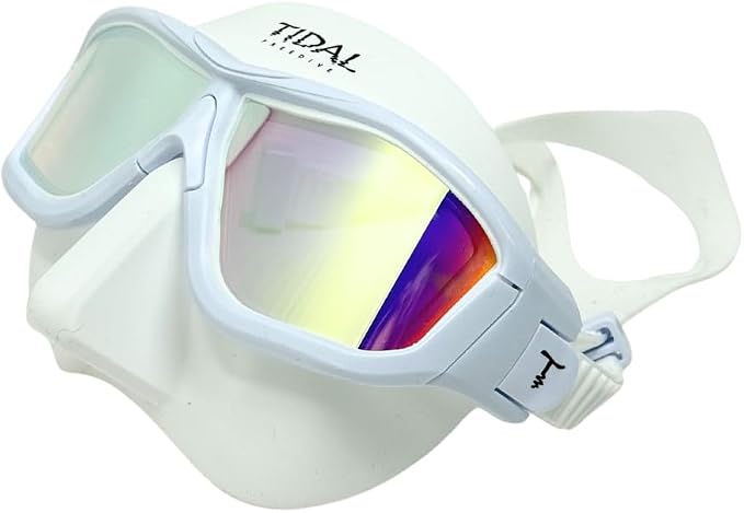 Tidal Glide Freedive Mask - Low Volume mask Designed for Freediving, Spearfishing, and Snorkeling. Anti-Fog Freediving mask.