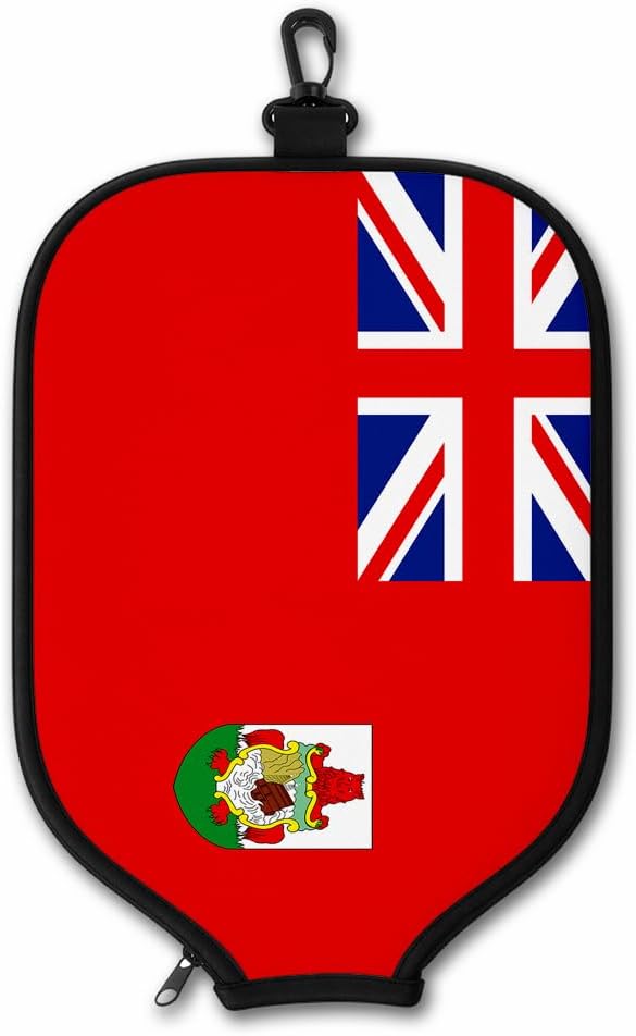ExpressItBest Pickleball Paddle Cover, Neoprene Paddle Protector with Zipper and Snap Hook, Fits Most Standard Pickleball Paddles