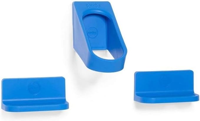 Cycloc Hero - Wall Mount Bike Storage Rack – Horizontal Pedal Hung Cycle Storage For Platform Pedals - Blue
