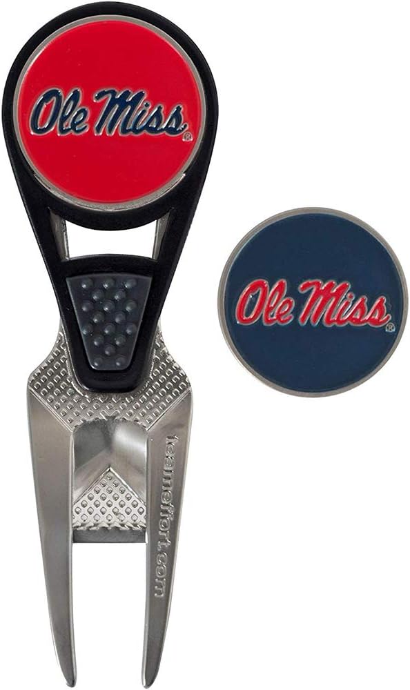 Team Effort Collegiate CVX Ball Mark Repair Tool & 2 Ball Markers