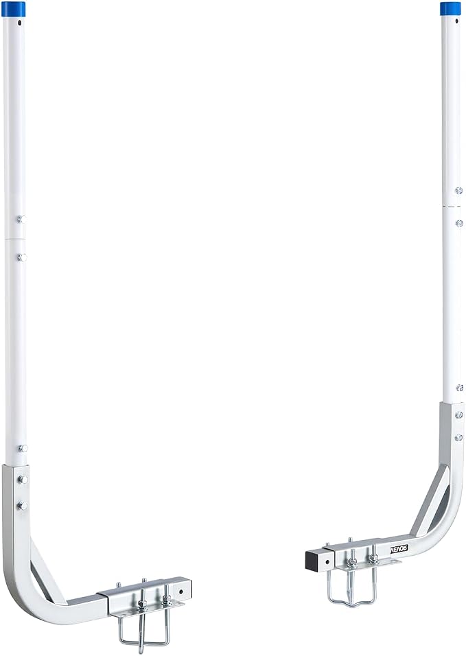 VEVOR Boat Trailer Guide, 16.7"- 60″ Adjustable Design Trailer Guide Poles, 2PCS Trailer Guide-Ons for Ski Boat, Fishing Boat or Sailboat Trailer