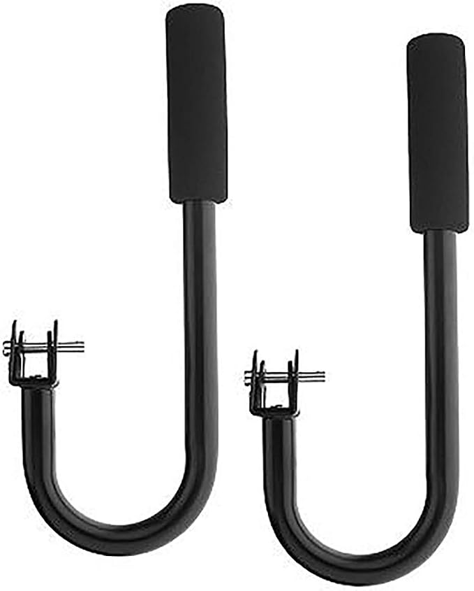 Total Gym DBS Heavy Duty Upper Body Strength Training Dip Bars for Home FIT Workout Machines, Black