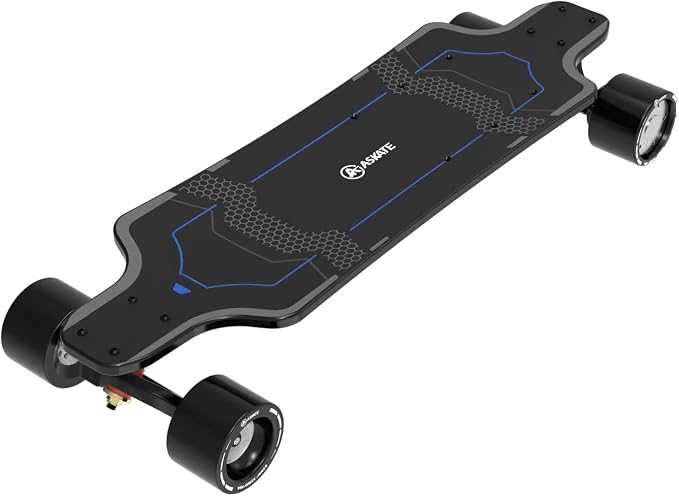 A1 Electric Skateboard with Remote, Rang Up to 17 Miles/24, 8 Ply Canadian Maple, Smooth Breaking, Suitable for Younger Beginners