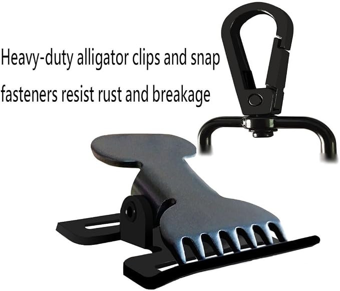 ZHIRONGFA Firefighter Glove Clip Glove Holder for Work Golf Glove Clip Heavy-Duty Firefighter Glove Clip with Reflective Webbing for EMT & Construction Firefighter Accessories near Me 5 Pack (Green)