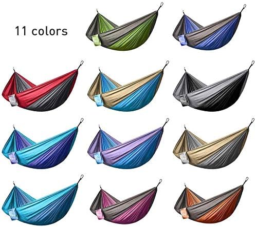 Forbidden Road Camping Hammock 400lbs Capacity Portable Hammock for Outside, Backyard, Travel, Backpacking, Beach