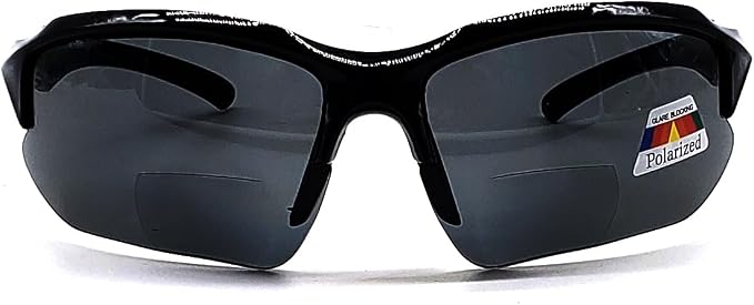 Polarized Bifocal Sunglasses Reading Glasses for Men Women Sports Wrap Mirror Fishing Baseball Cycling