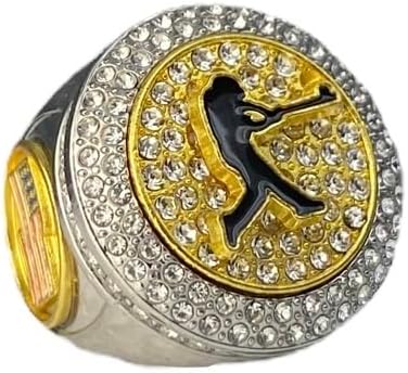 Legacy Rings 1 or 12 Pack Baseball Softball Championship Trophy Ring Champion Award for Men Male Player Two-Tone Silver and Gold Color