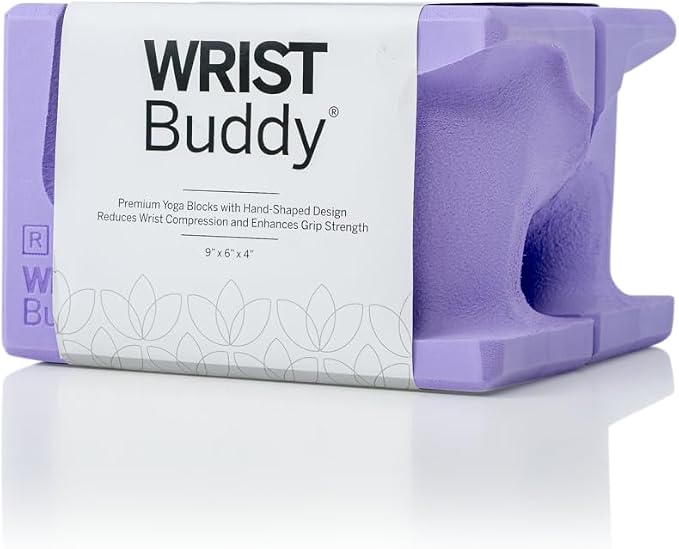 WRISTBuddy® Yoga Blocks 2-Pack (Left + Right) — Ergonomic, Hand-Shaped EVA Blocks for Wrist Relief & Better Grip | Doctor-Designed Support for Yoga, Pilates, Handstands, Push-Ups & Rehab