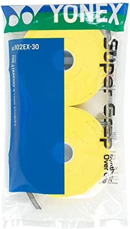 YONEX Super GRAP 30 Pack - Yellow, (SG_B00JG96G3Q_US)
