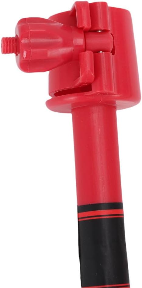 Keenso The Hanger Golf Training Aid, Golf Swing Aids Golf Training Equipment Swing Caddy Golf Swing Trainer Swing Trainer Rubber Improve Swing Posture Curved Portable Swing Training (Red)