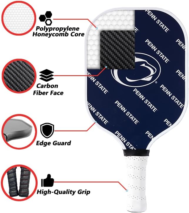 Parrot Paddles NCAA Penn St Sport Pickleball Paddle