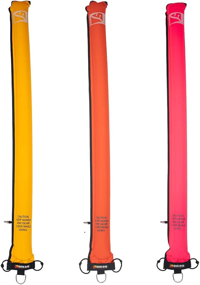 Dive Rite Closed Bottom Surface Marker Buoy - Orange