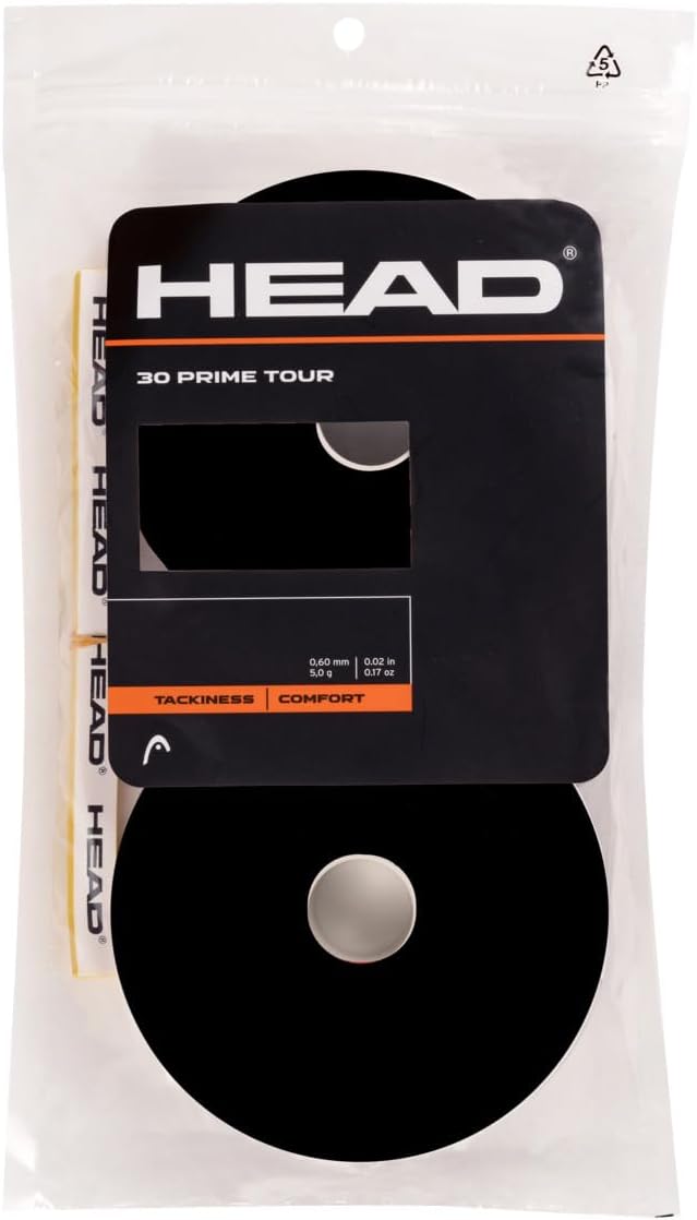 HEAD Prime Tour Tennis Racquet Overgrip 30 Pack