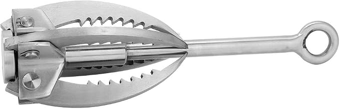 Folding Claw Hook, Stainless Steel Grappling Hook for Outdoor Camping, Hiking, Tree Rock Mountain Climbing, 4 Claws