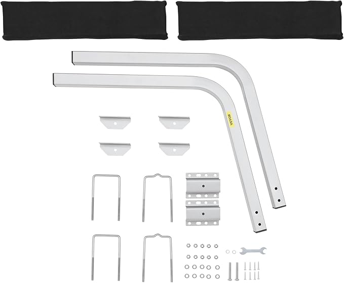 VEVOR Boat Trailer Guide, 16.7"- 60″ Adjustable Design Trailer Guide Poles, 2PCS Trailer Guide-Ons for Ski Boat, Fishing Boat or Sailboat Trailer