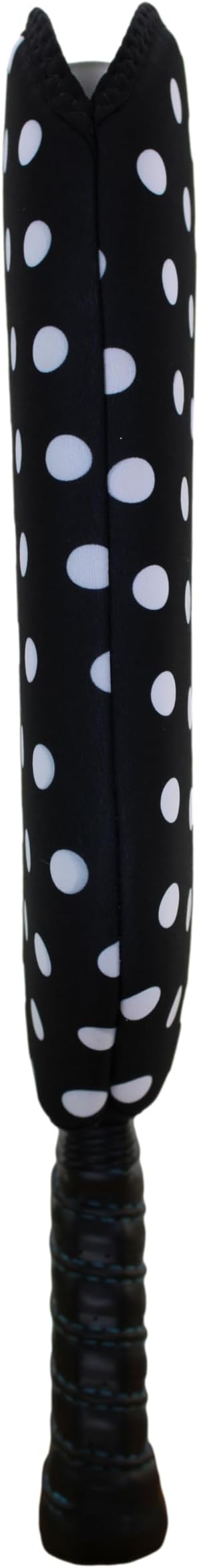 BeeJos Women's Polka Dot Collections: Premium Slip-On Pickleball Paddle Cover-Fits Standard Size Paddles-Zipperless (Paddle not Included) 6 Color Variations