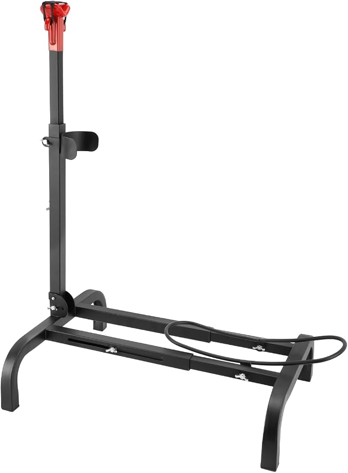 SANLIKE Vertical Bike Stand,Freestanding Space-Saving Bike Rack with Adjustable Height,The Original Vertical Bicycle Floor Stand for Garage Storage, Indoor and Outdoor-Safe & Secure Bike Storage Rack