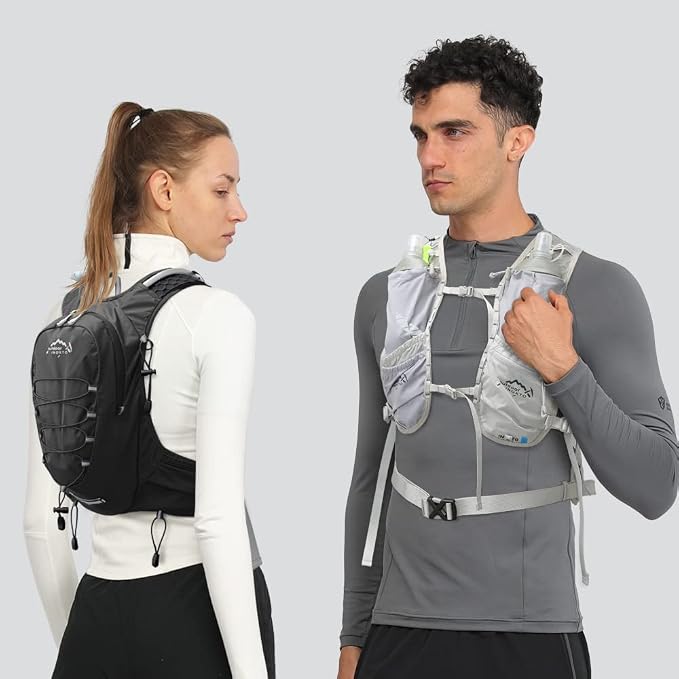 IX INOXTO Running Hydration Vest for Men Women Water Backpack for Running 3L Running Hydration Pack for Trail Running Marathon Race Hiking
