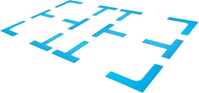 Court Lines Marker Kit Throw Down Markers Create Your Own Mini Pickleball Tennis Court