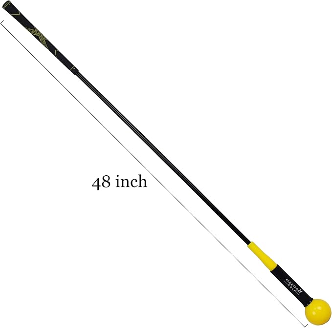 BalanceFrom Golf Swing Training Aid Golf Swing Trainer Golf Practice Warm-Up Stick for Strength Flexibility and Tempo Training