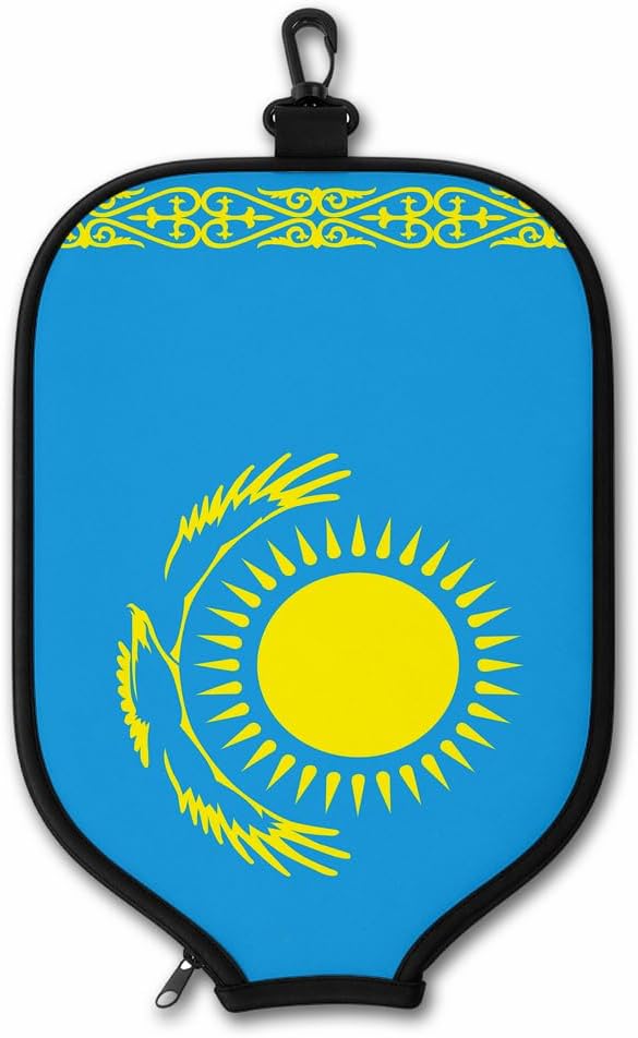 ExpressItBest Pickleball Paddle Cover, Neoprene Paddle Protector with Zipper and Snap Hook, Fits Most Standard Pickleball Paddles