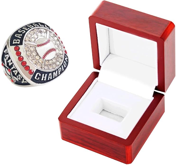 Fantasy Baseball Championship Rings League Winner Throphy Prize Champion Ring