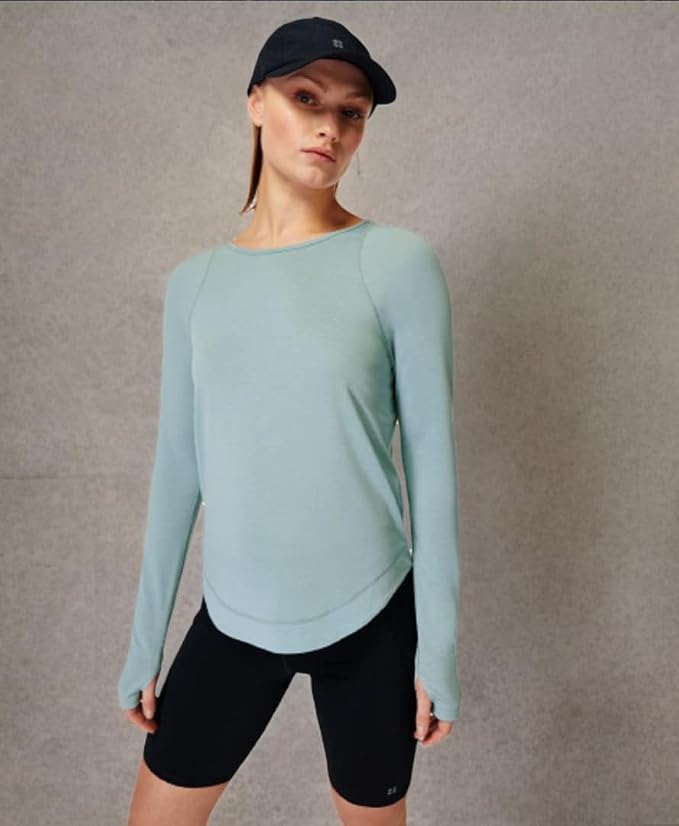 Sweaty Betty Women's Breathe Easy Crewneck Workout Long Sleeve Top
