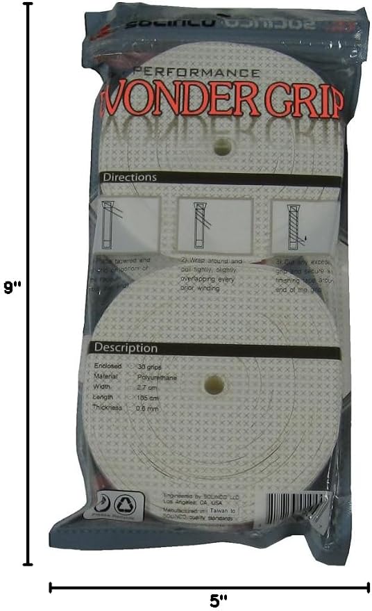 Solinco Wonder Grip Tennis Overgrip 30 Pack - Soft & Tacky
