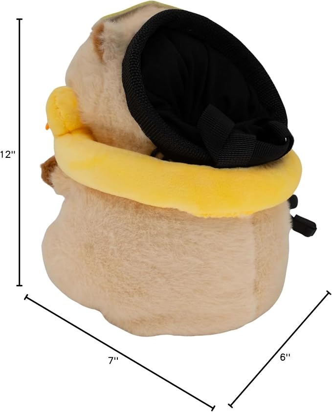 Rock Climbing Chalk Bag – Cute Plush Chalk Bag for Bouldering, Gym, Indoor & Outdoor Climbing – Drawstring Closure, Adjustable Waist Belt – Fun Character Design for Climbers