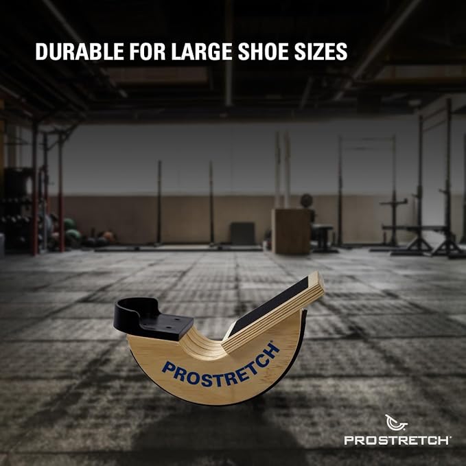 ProStretch Wooden Original Calf Stretcher and Foot Rocker for Plantar Fasciitis, Achilles Tendonitis, and Tight Calves