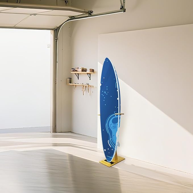 TWO STONES Paddle Board Rack Storage, Vertical Surfboard Stand, Surfboard Rack for Wall-Free to Display Indoor and Outdoor Hold Up to 80cm Width