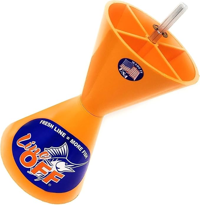 Line Off Stripper Removes Strip Line Fishing Reel Accessories (Orange)