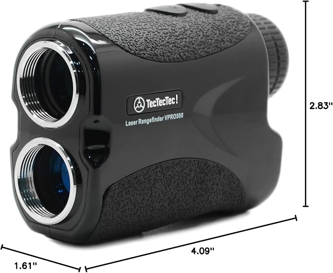 Upgraded Slope - TecTecTec VPRO500 Golf Rangefinder with Slope - Laser Range Finder with Flagseeker VPRO500ยฎ - Laser Binoculars - with Battery