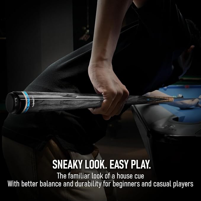 Series, Glass Fiber Pool Cue Stick, Uni-QR, 3/8-10, 5/16-18 Joint, Synthetic Leather Grip, 29" Glassfiber Shaft, 7-Layer Microfiber Tip