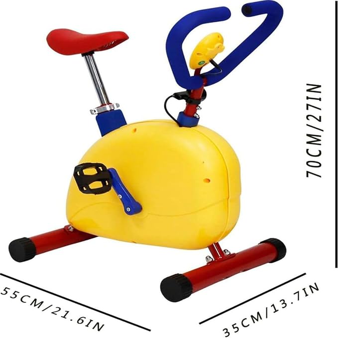 Exercise Equipment Bikes for Kids,Adjustable Resistance And Seat Height and Fitness Exercise Equipment,For Boys Girls Ages 3-12 Year Old