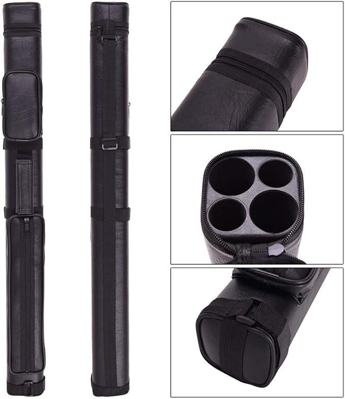 2X2 Billiards Pool Cue Tube Carrying Case