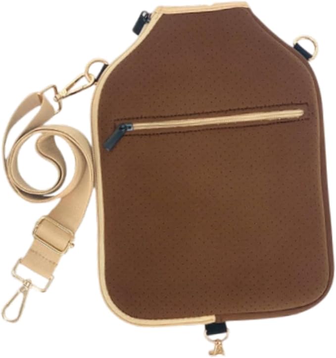 harayaa Pickleball Racket Cover Neoprene Protective Paddle Storage Carrier Pouch with Zipper And Detachable Adjustable Shoulder Strap Suitable for Facility Tr