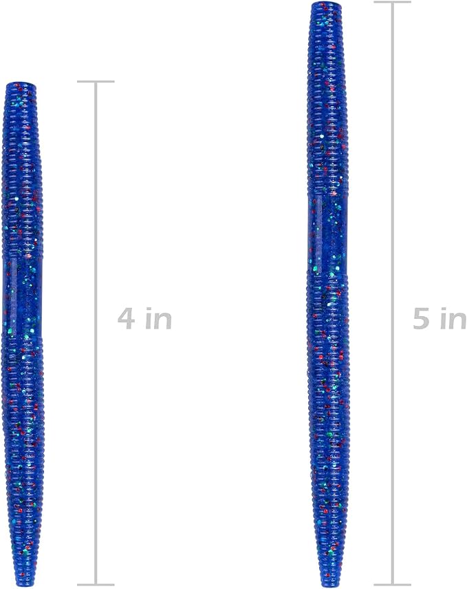 4"/5" Senko Worms Kit, Salt Impregnated Soft Plastic Lures | 30/50/78/100 Wacky Worms for Bass Fishing, Freshwater & Saltwater Applications,Artificial fishing bait